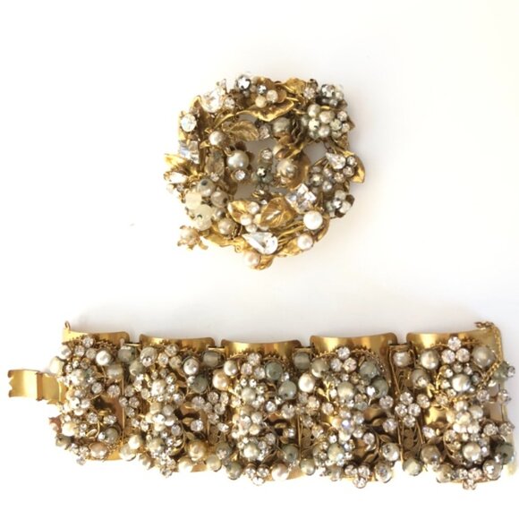 Phenomenally Beautiful Bracelet and Brooch Original by Robert - Picture 1 of 14